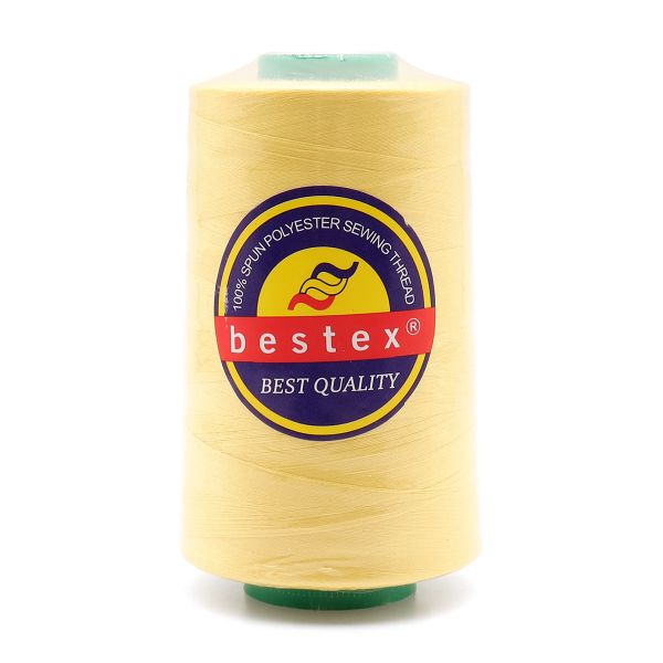 Нитки универсальные Bestex 40/2, 4570 м (5000 ярд) / 1 кат., 207 светло-желтый