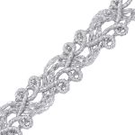 Тесьма 10мм / 50м (06 серебро), 23-2505