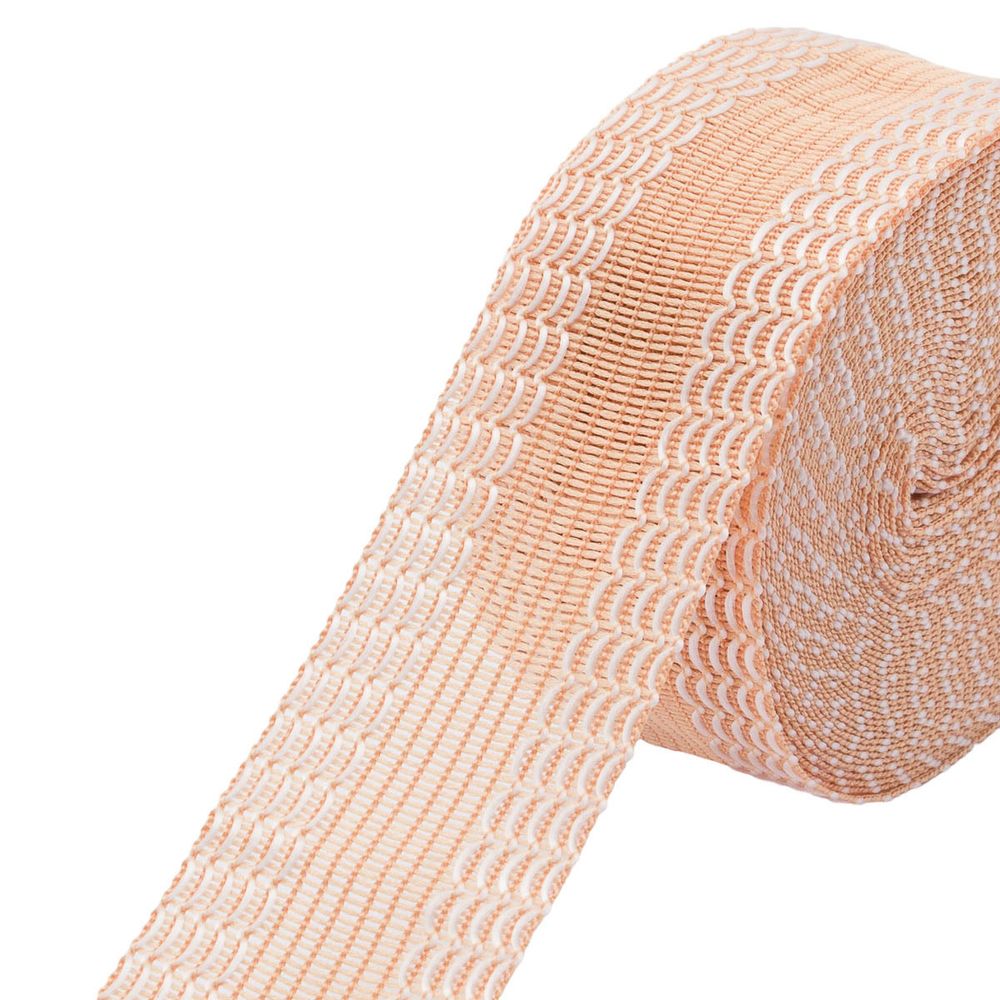 Кромка брючная клеевая тканая 25 мм / 5 метров, бежевый, 7210-9038