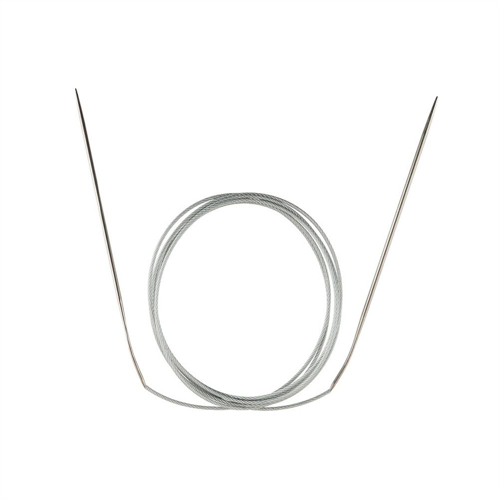 Спицы круговые металл ⌀2,0 мм, 200 см, с металлической леской, Gamma MKX