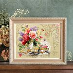 Набор для вышивания нитками Чудесная игла, Дамский каприз, 35х25 см