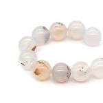 Бусины натуральный камень агат океанский 10 мм, 10 шт в упак, Астра