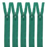 Молния спираль (витая) Arta Т5 (5 мм) 1 зам., разъем., 50 см, цв. 529 зеленый, уп.5 шт