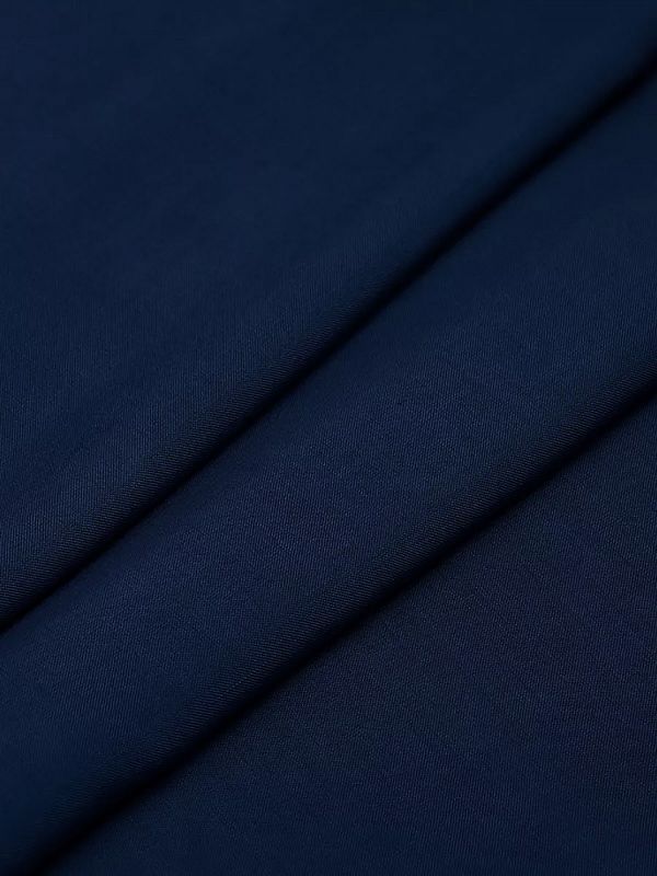 Штапель 110 г/м², 145 см / 2 метра, TBY-Vi-30-11.2, цв.11 т.синий