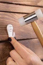 Крючки настенные, 4 шт, большие, Gamma KRK-12