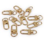 Карабин металл 10.0 мм (34х12 мм), золото цв.02, ГД15089, 10 шт