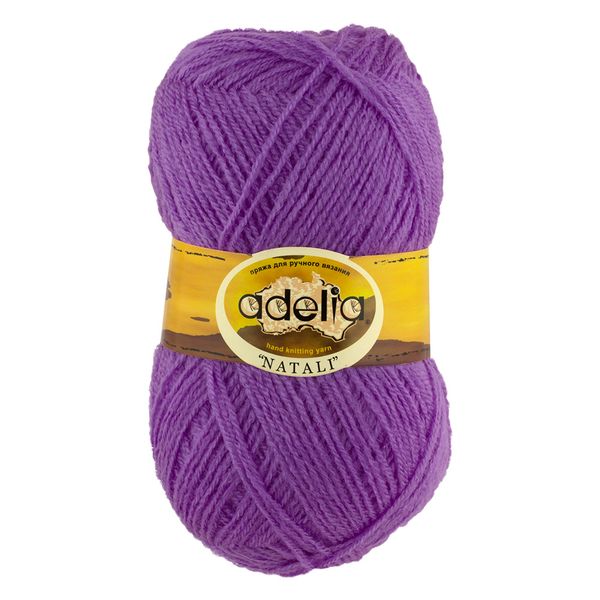 Пряжа Adelia Natali / уп.10 мот. по 50г, 300м, 10 сиреневый /Распродажа/