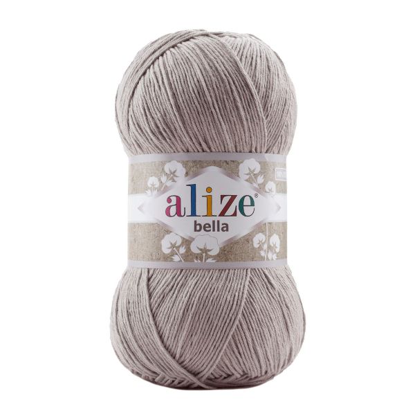 Пряжа Alize (Ализе) Bella 100 / уп.5 мот. по 100 г, 360м, 629 норка A