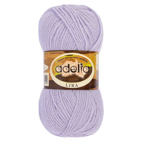 Пряжа Adelia Lira / уп.10 мот. по 50г, 200 м, 09 св.сиреневый