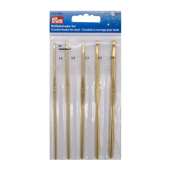 Набор крючков для вязания, Prym ⌀2,5-5,0 мм, S090872