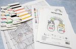 Набор для вышивания нитками LetiStitch, Давайте дружить! 14х16 см