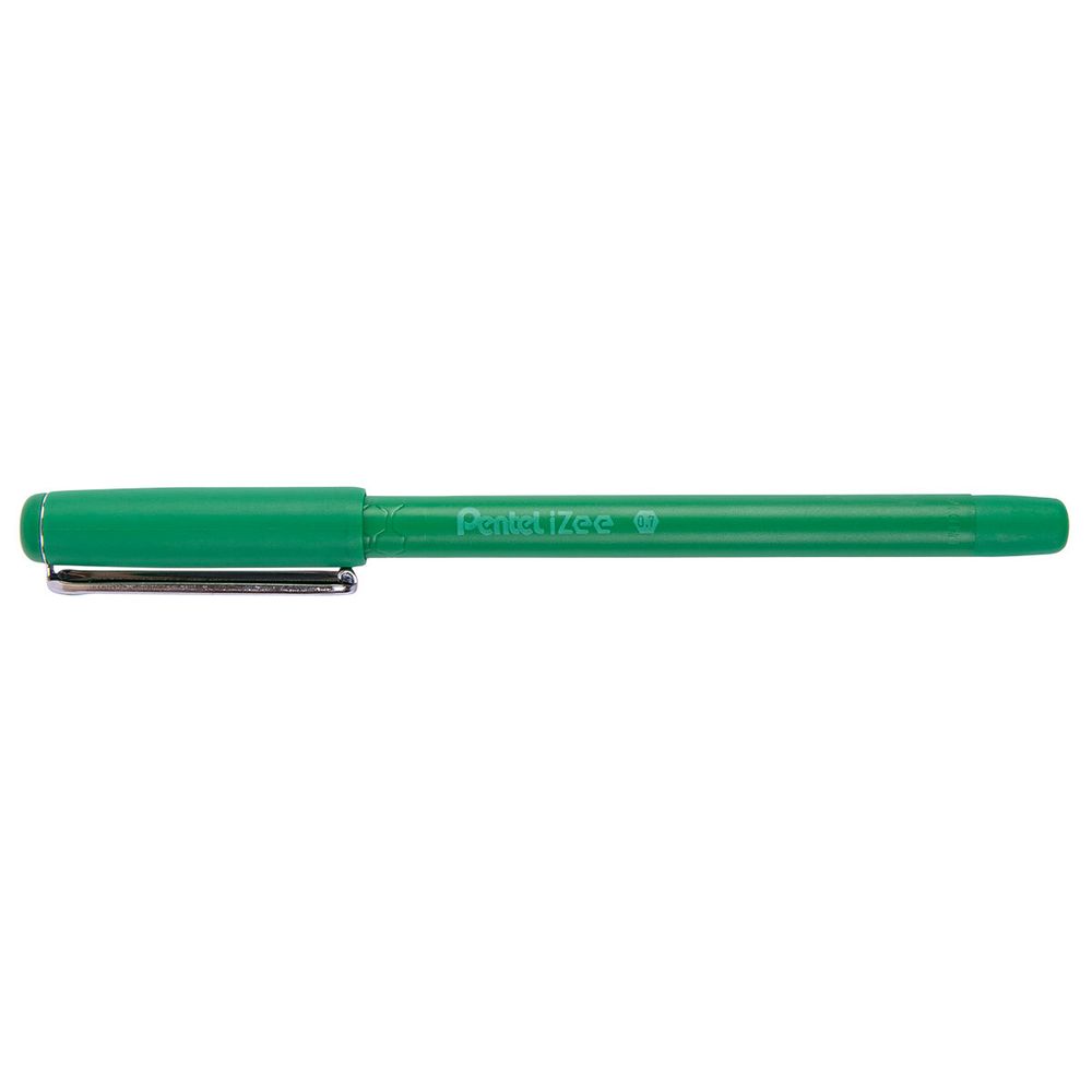 Ручка шариковая iZee 0.7 мм, 12 шт, BX457-D зеленый, Pentel