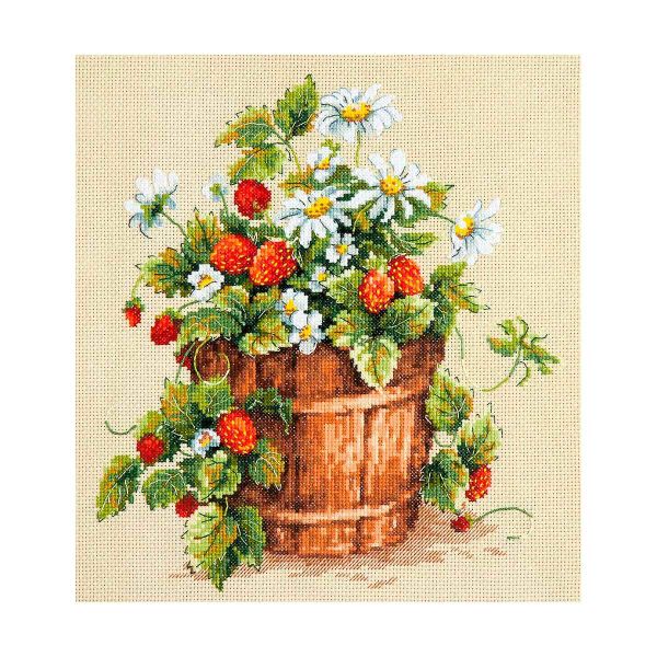 Набор для вышивания нитками Чудесная игла, Вкус лета!, 24х26 см