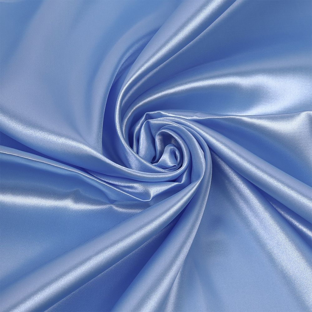 Атлас сатин 67 г/м², 150 см / 3 метра, AS.11 цв.голубой