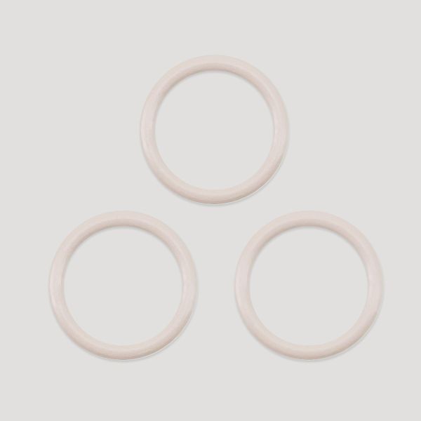 Кольца для бюстгальтера металл ⌀11.0 мм, 168 серебристый пион, Arta, 50 шт, 7733682-3