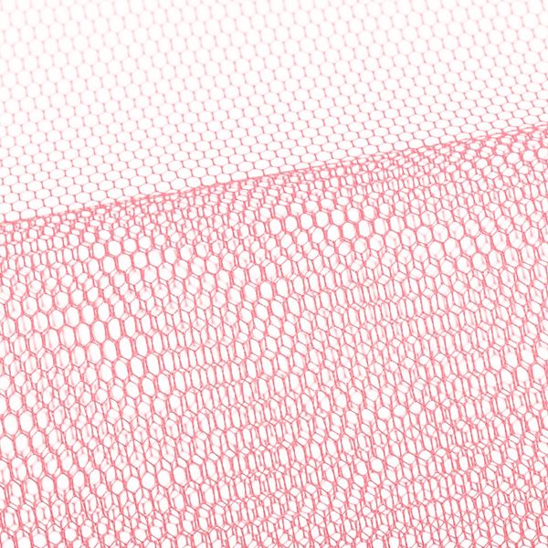 Фатин средней жесткости 100% п/э, 16-1731 розовый барби, 50х50 см, Gamma FTN