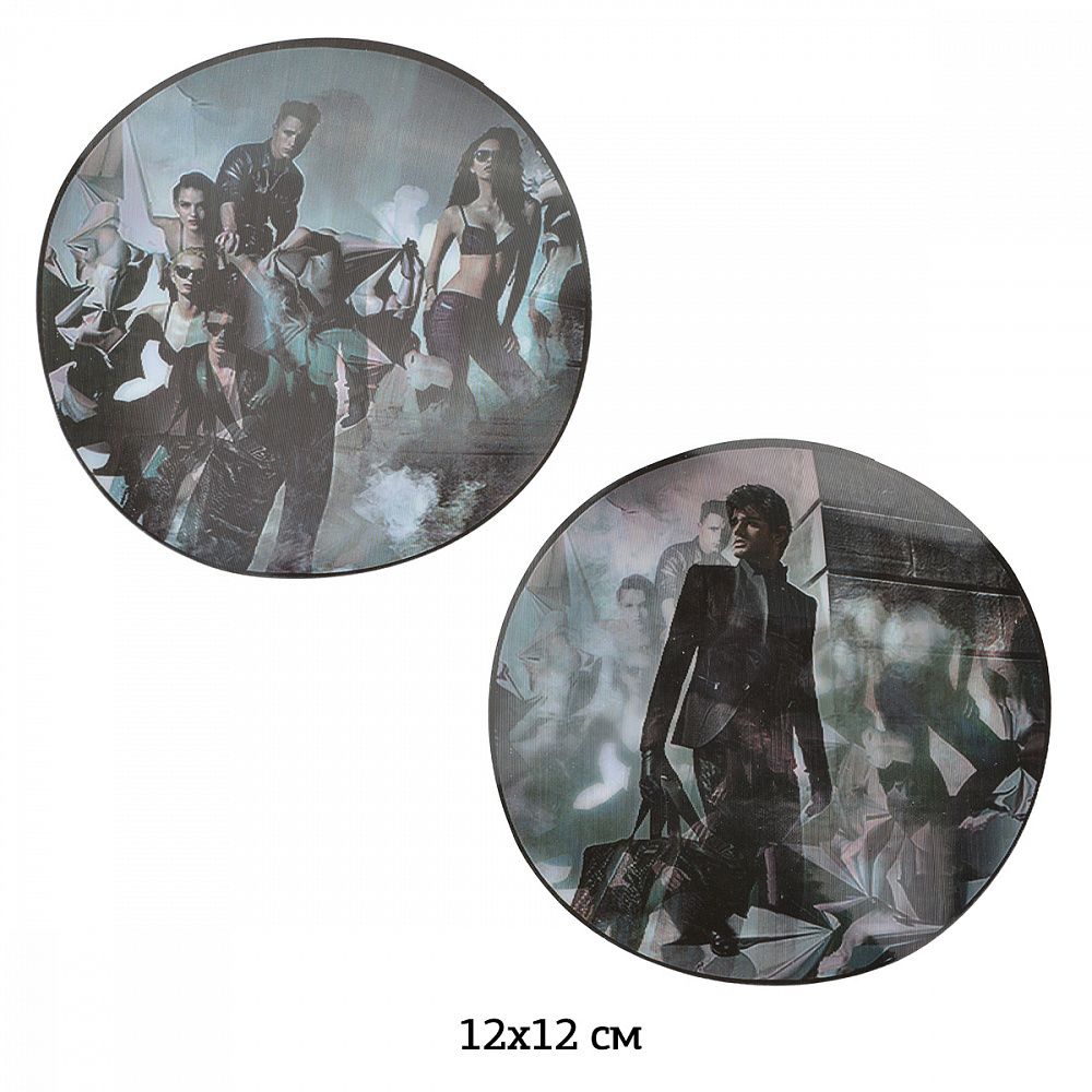 Термоаппликация 3D (интерактивные) 3D23 12х12см, 5 шт