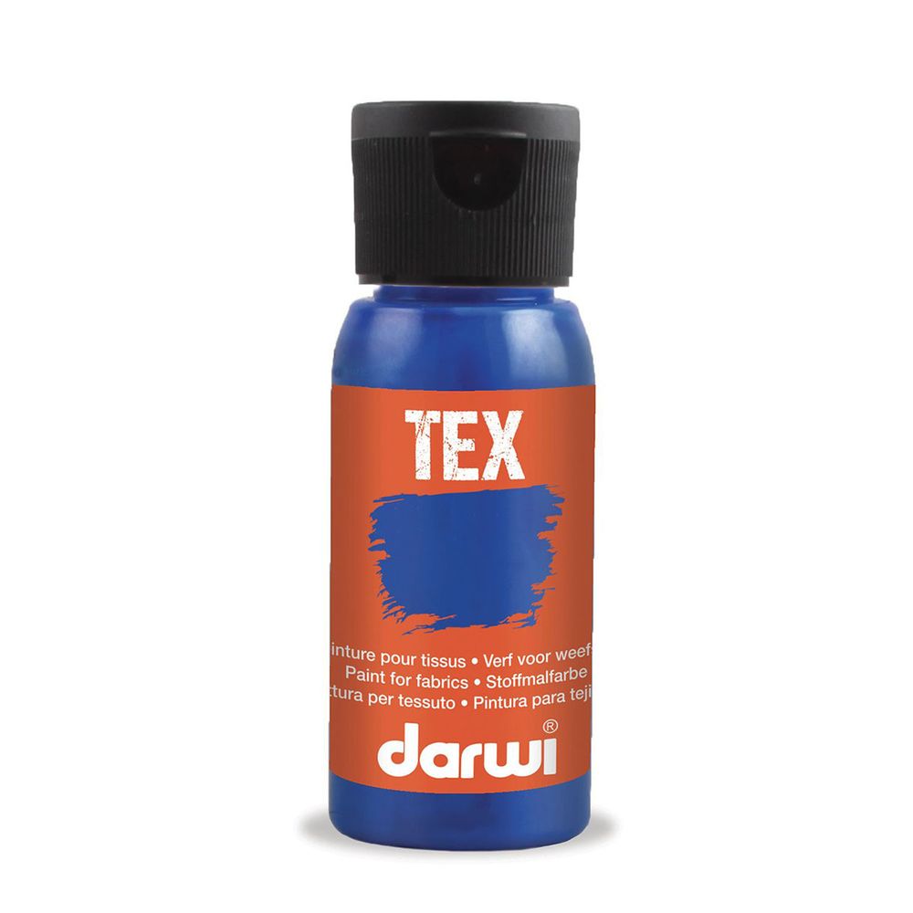Краска для ткани Darwi TEX, 50 мл, 256 ультрамарин