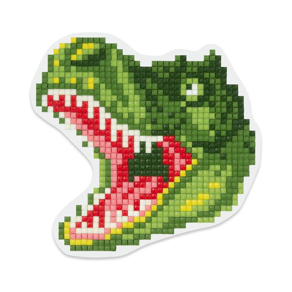 Алмазная (кристальная) мозаика Фрея, магнит Тираннозавр, 9х9 см