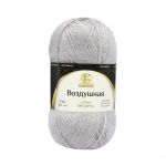 Пряжа Камтекс Воздушная / уп.5 мот. по 100 г, 370 м, 008 серебристый