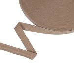 Тесьма (лента) киперная (100 х/б) 15 мм / 50 метров, льняной/linen, Gamma TCT-15