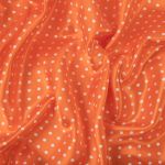 Ткань блузочная Poly satin 75 г/м², 200х145 см, 5 оранжевый/ белый, Gamma PSS-002