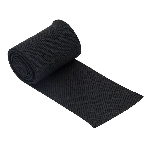 Подвяз (довяз) трикотажный 6.0х120.0 см, черный, CL-053