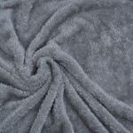 Мех трикотажный 180 г/м², шир.165см, цв.св.серый, 20м /TOS/