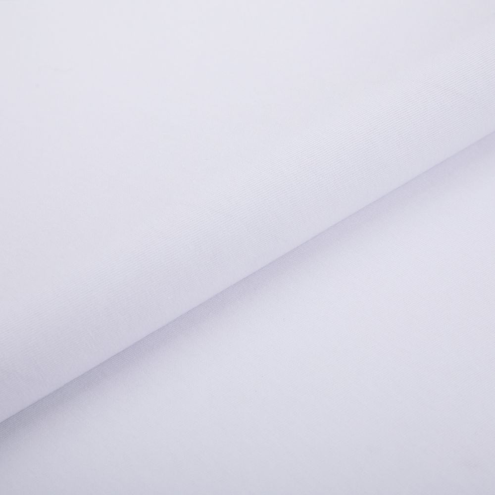 Кулирка 150±5 г/м², 40/1 Comp.Penye FULL LYC, 170 см / 1 метр, 02 белый/white, Gamma GCM