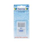 Иглы для швейных машин для трикотажа 130/705 H, №90, 5 игл, М, Gamma NT №90