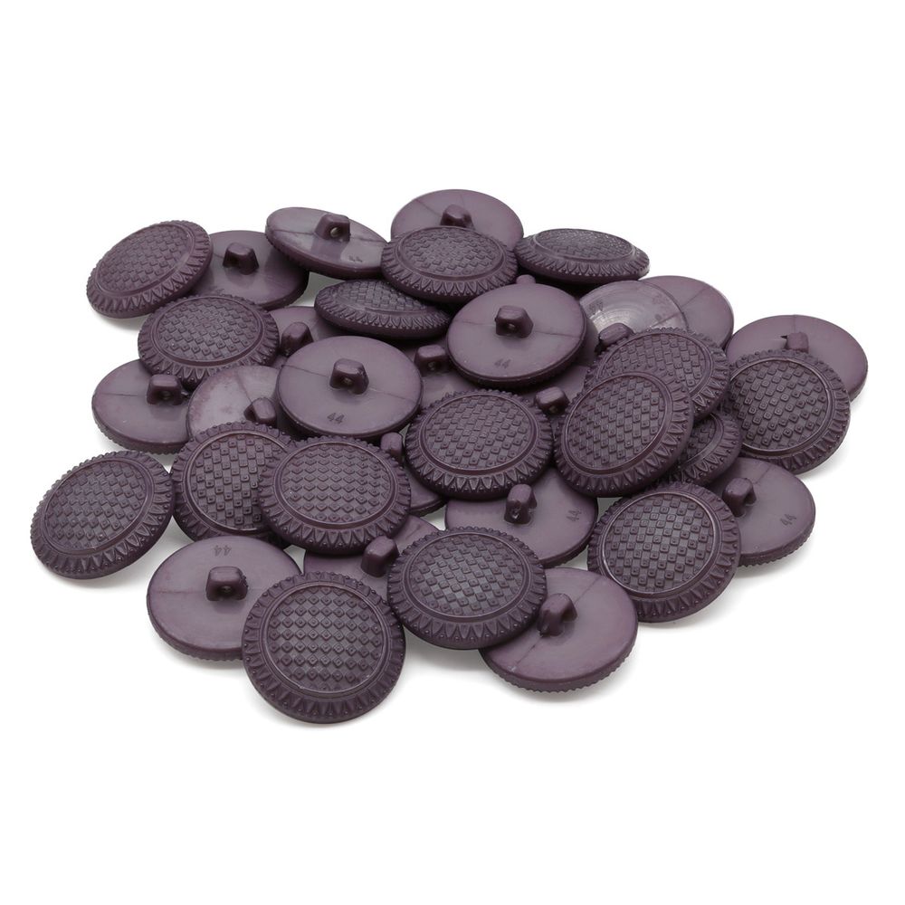 Пуговицы на ножке 28 мм (18-3812 сиреневый), 36 шт