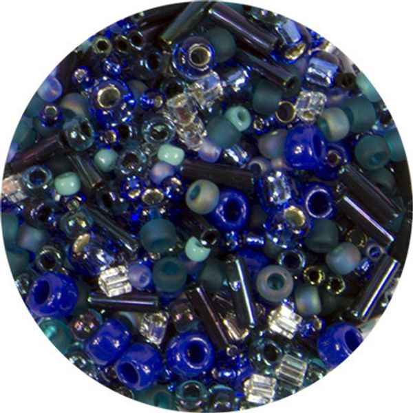 Бисер Toho Mix 1, 25 г, 3224 яр.сине-зеленый