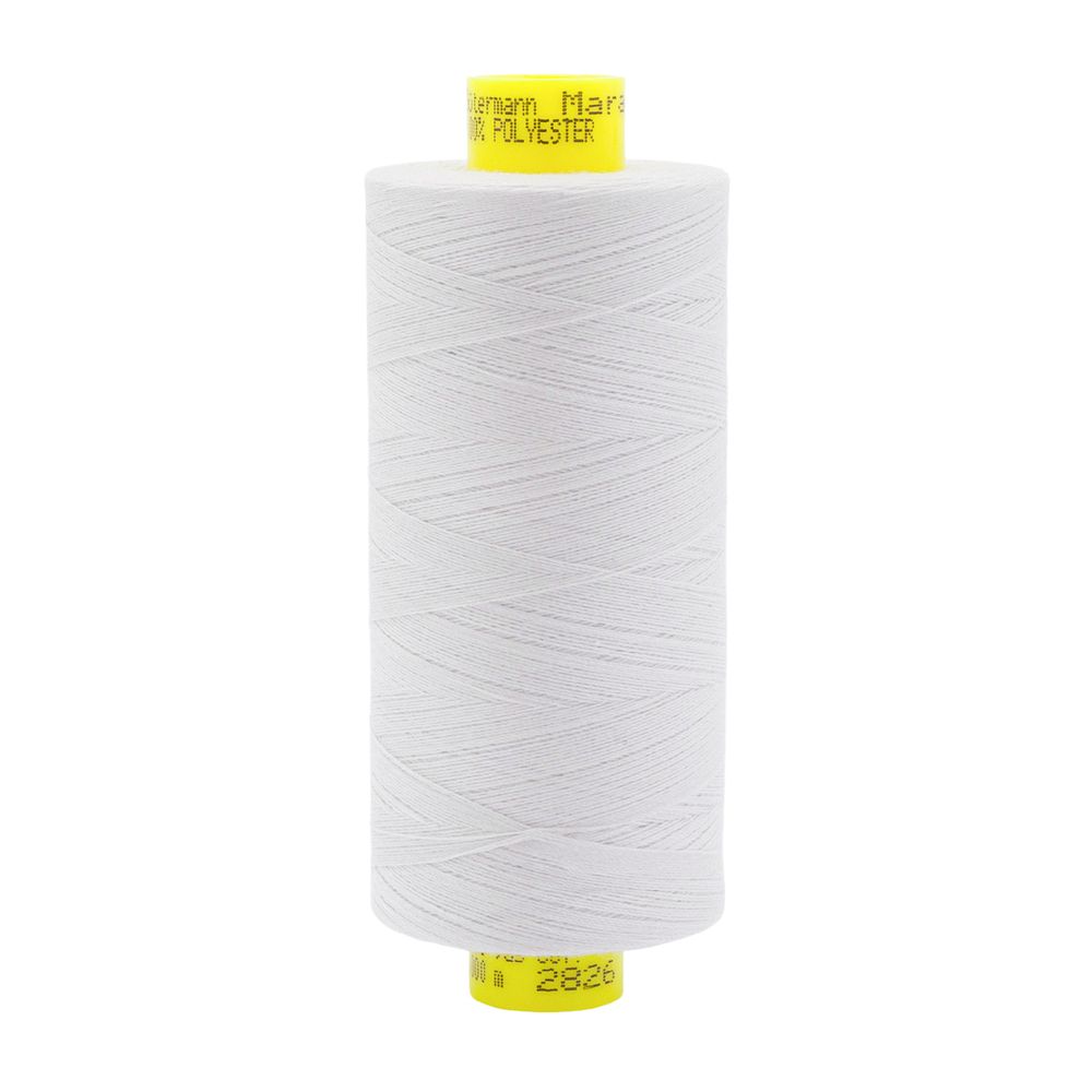 Нитка особо тонкая Gutermann Mara №150 (150/2), 1000 м, 713953, цв. 2826 платиновый, 1 катушка