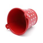 Ведро в горошек 6х5,3см (красный), AR004-1