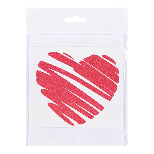 Термоаппликация Gamma Термотрансфер M №05, 1 шт, M-519 Сердце 11х12.5 см