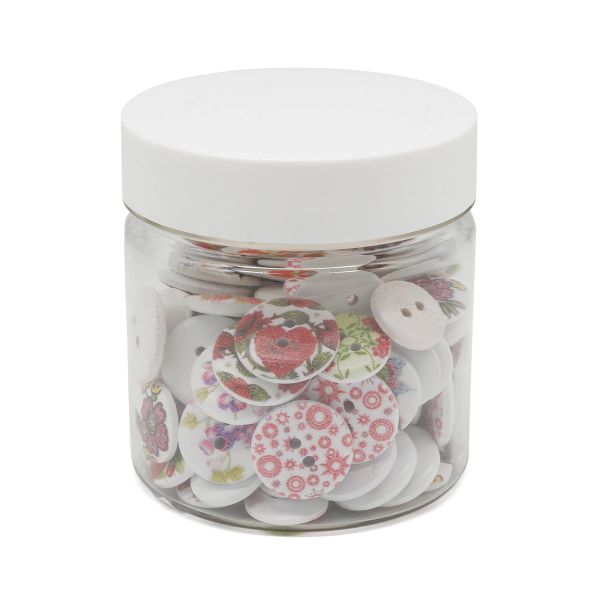 Украшения декоративные пуговицы деревянные Ассорти №10, 15-18 мм, 100 шт