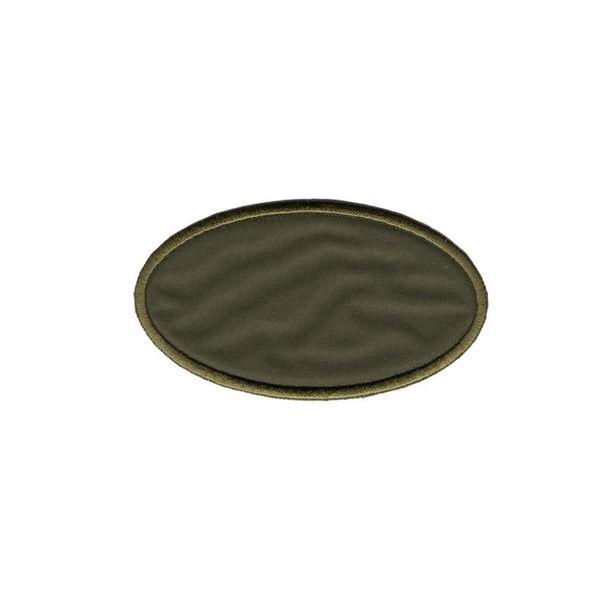 Термоаппликация Овал, 90х50мм (10 шт) (хаки), 013