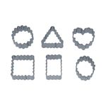 Вырубка кондитерская №01 геометрия (металл), 3х3.5 см, 6 шт, S-Chief SHF-0033