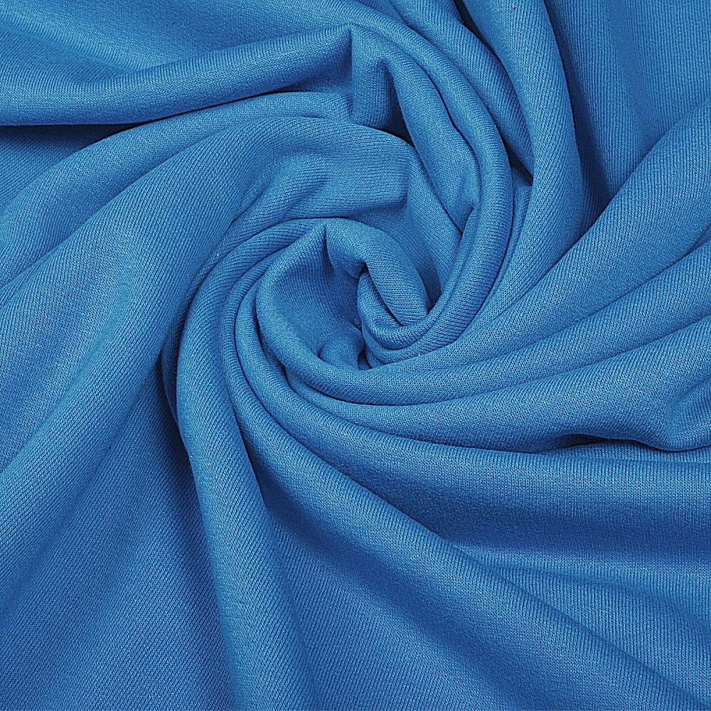 Футер 2-нитка начес 190 г/м², 100-100 см / 6 метров, ФУТ2Х.НАЧ.190.17-4139.6, голубика