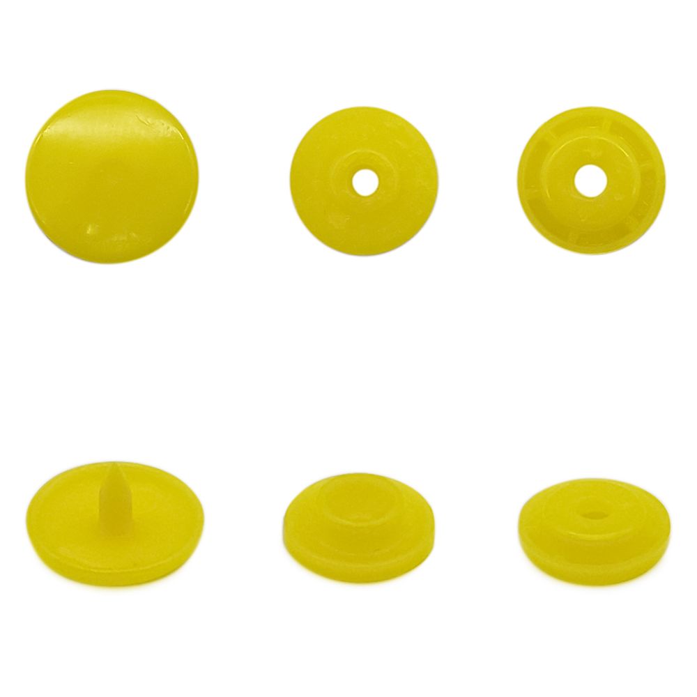 Кнопка рубашечная ⌀12,5/10мм пластик (≈1000шт) New Star (110 жёлтый)