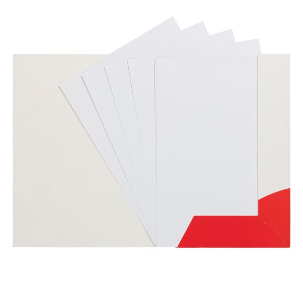 Папка с бумагой для рисования 120 г/м², A4 21х29.7 см, папка 10 л, Лео LNPD-10