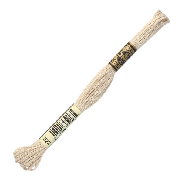 Мулине DMC 117 (822), 12 мотков по 8 метров