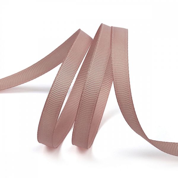 Лента репсовая (в рубчик) 10.0 мм цв. 813 пудровый уп.22.86м (±1м)