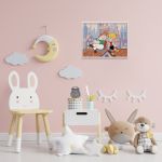 Картина по номерам Фрея, Союзмультфильм. Малыш и Карлсон на крыше, на картоне, 40х30 см