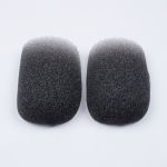 Плечевые накладки (подплечники) втачные необтянутые 190х195х20 мм, 10 пар, черный, РН-20