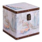 Шкатулка декоративная сундучок 18х18х18 см, 012 Парижские улочки, Gamma DBK-09