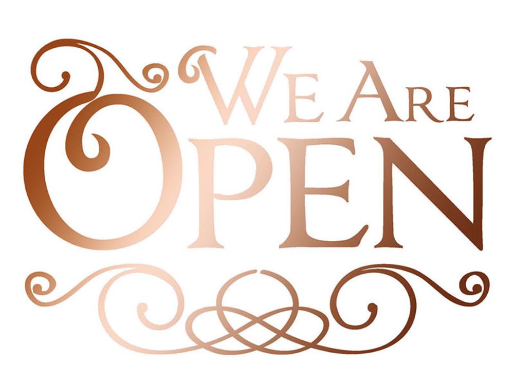 Трафарет We Are Open, Stamperia