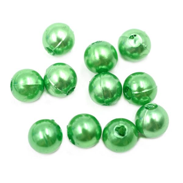 Бусины пластик (жемчуг) ⌀5 мм, 25 г, Astra&Craft, 038 NL зеленый