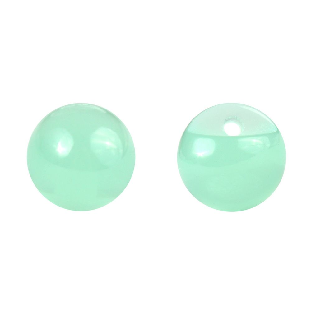 Пуговицы на ножке под камень из смолы 11мм (лунный), 100 шт