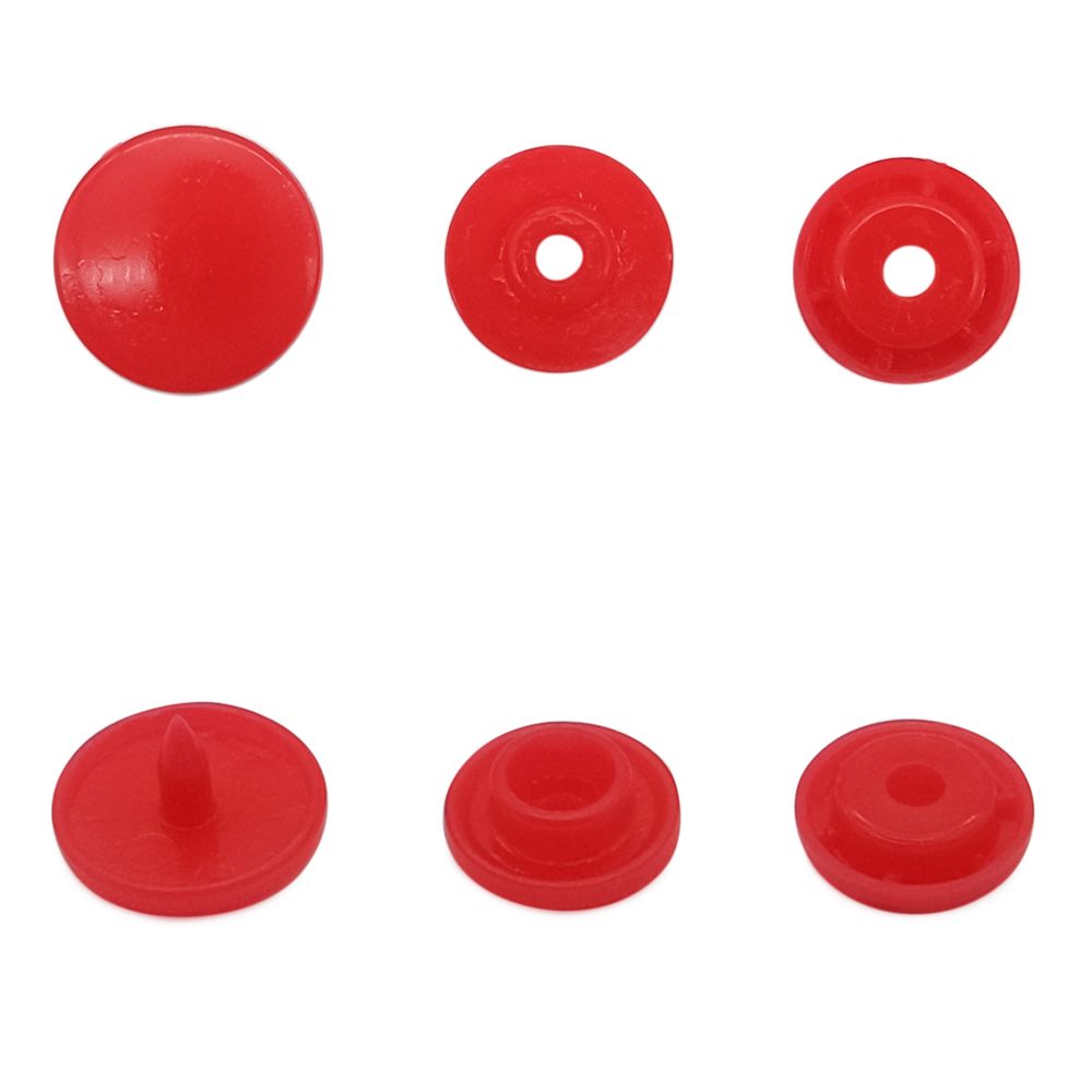Кнопка рубашечная ⌀12,5/10мм пластик (≈1000шт) New Star (162 красный)